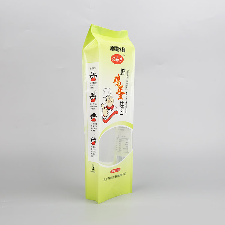 1kg鮮雞蛋掛面+亮面塑料復(fù)合+四邊封