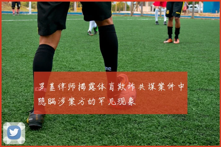 罗基律师揭露体育欺诈共谋案件中隐瞒涉案方的罕见现象